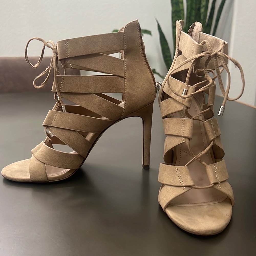 Gently used Suede Charles David Heels